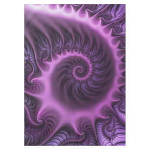 Nappe Vivid Cool Abstrait rose violet Fractal Art Spiral