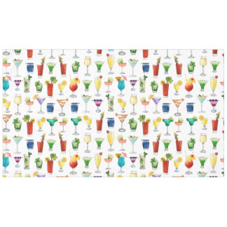 Nappe Vivid Watercolor Cocktail Motif Sac fourre-tout