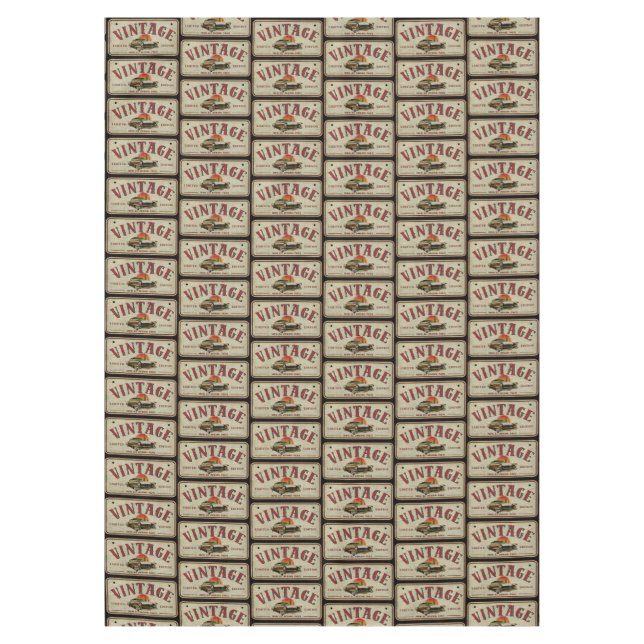 Nappe Voiture Classique Vintage Édition Limitée Pièces D (Devant)