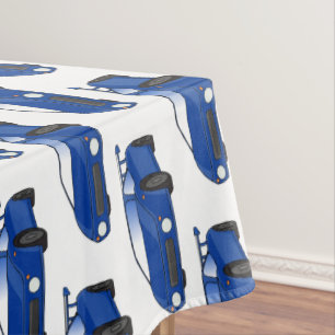 Nappe Voiture de sport bleue avec illustration airfos