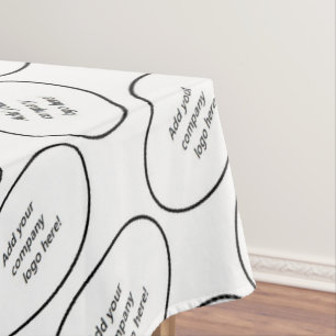 Nappe Votre nom de marquage à chaud de logo de sociét