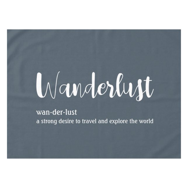 Nappe Wanderlust définition blanc gris bleu couleur (Devant (Horizontal))