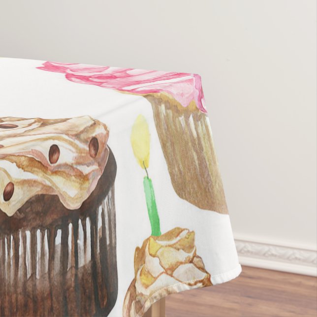 Nappe Watercolor cupcakes (In Situ)