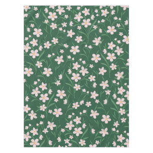 Nappe Watercolor Pink Floral Botanical Dark Green design