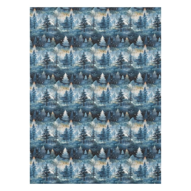 Nappe Watercolor Whimsical Winter Wonderland Christmas (Devant)