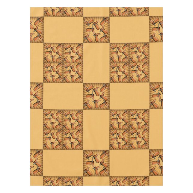 Nappe Western Cowboy Boot Block Design Table Cloche (Devant)
