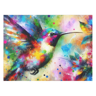 Nappe Whimsical Colorful Hummingbird Bird Personnalisé