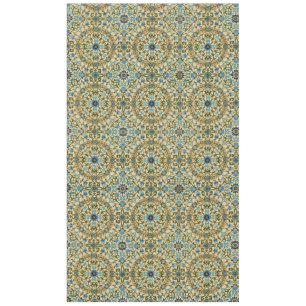 Nappe William Morris - Antique 1873 Vin et Motif de fleu