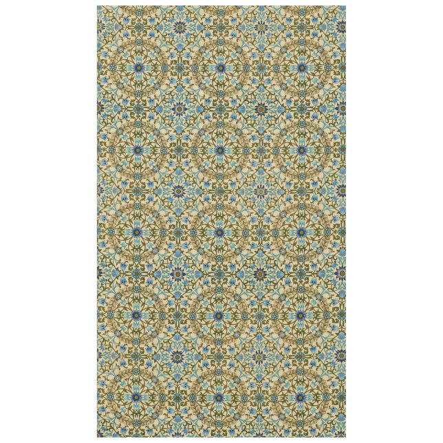 Nappe William Morris - Antique 1873 Vin et Motif de fleu (Devant)