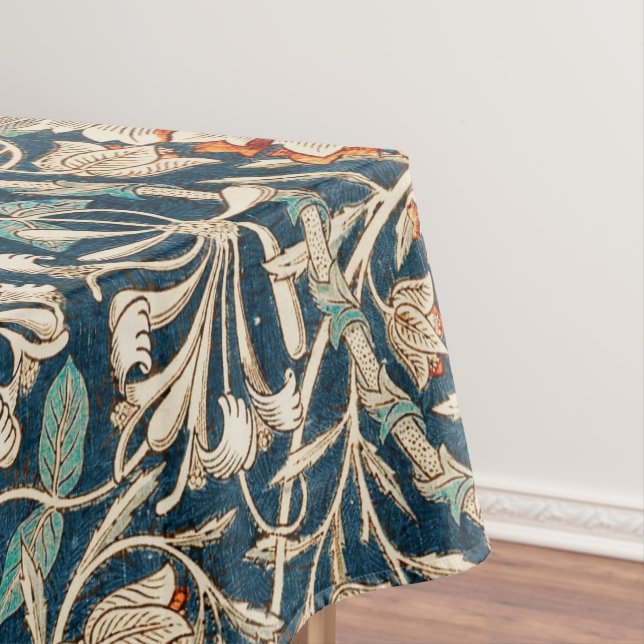 Nappe William Morris Antique Floral au Chèvrefeuille (In Situ)
