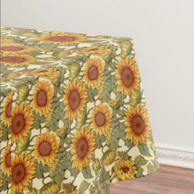 Nappe William Morris Fleurs solaires d'automne (William Morris Autumn Sun Flowers)
