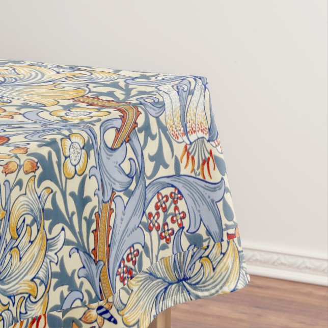 Nappe William Morris Gold Lily Victorian Botanical (In Situ)