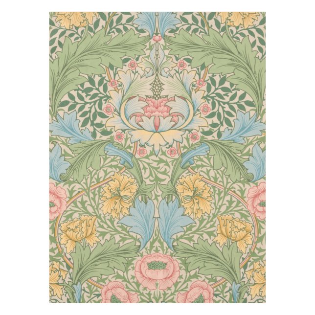 Nappe William Morris Myrtle Fleur Floral Botanique (Devant)