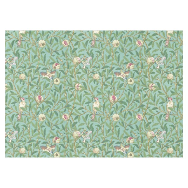 Nappe William Morris "Oiseau & Grenade" 3. (Devant (Horizontal))
