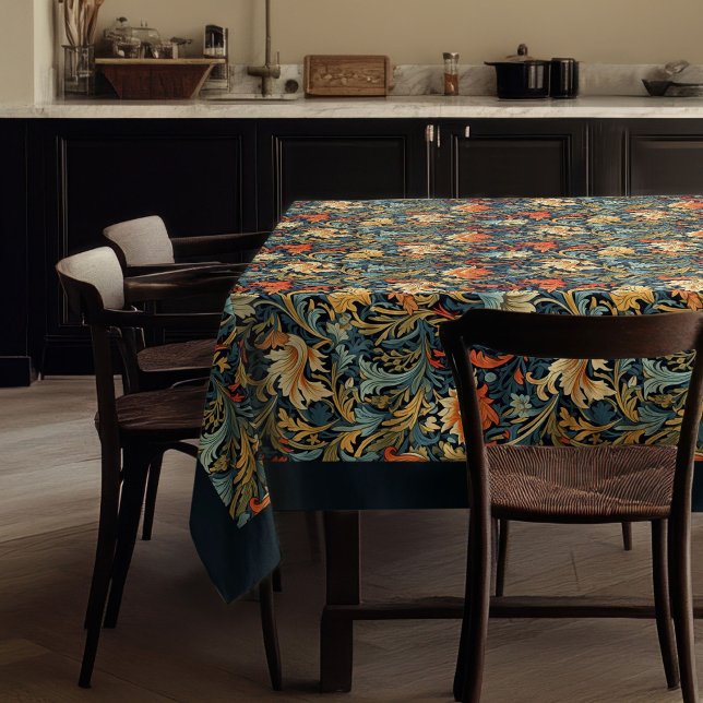 Nappe William Morris Pimpernel couleurs vives (William Morris Pimpernel colorful vibrant colors Tablecloth)