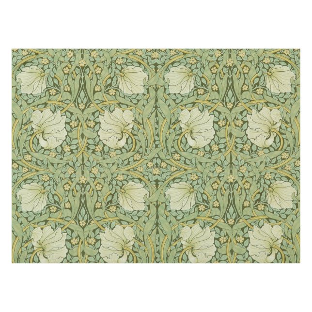 Nappe William Morris Pimpernel Fond d'écran bleu Floral (Devant (Horizontal))