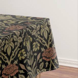 Nappe William Morris Rose Vintage et Lily Motif