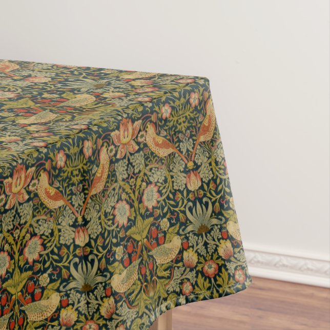 Nappe William Morris : Thief fraises (In Situ)
