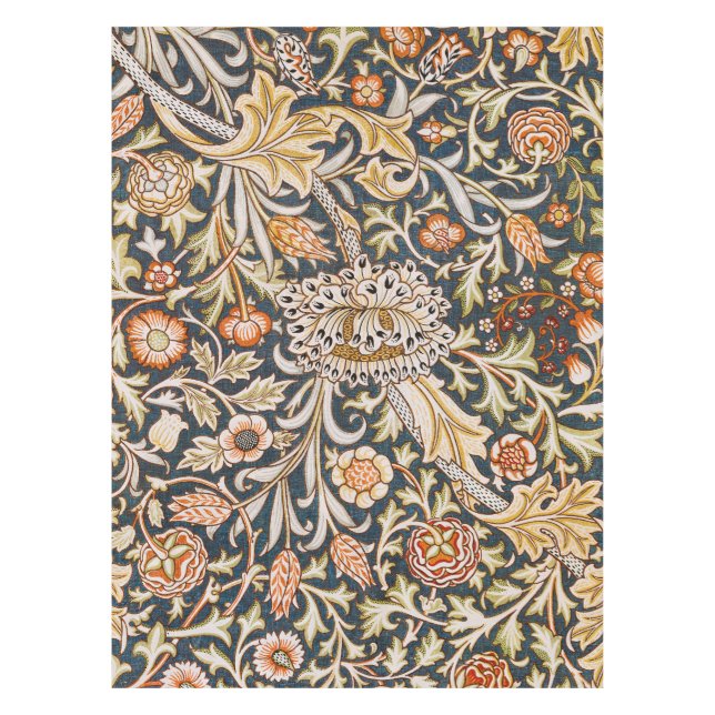 Nappe William Morris Trent Garden Flower Motif classique (Devant)