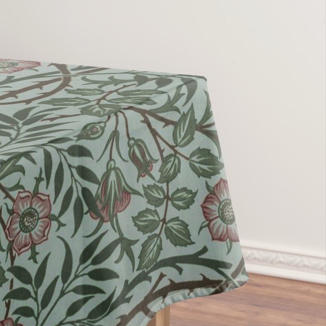 Nappe William Morris Vintage Briar Rose Foliage (In Situ)