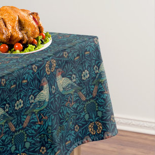 Nappe William Morris Vintage Floral Birds