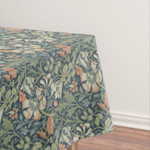 Nappe William Morris Vintage Floral Rose Green Compton