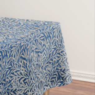Nappe William Morris Vintage Willow Feuilles Dark Blue
