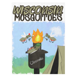 Nappe Wisconsin Mosquitoes Cartoon
