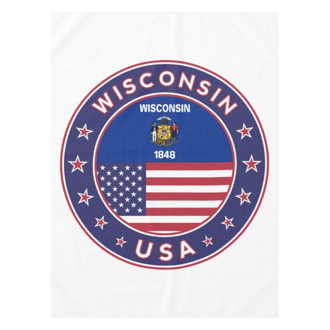 Nappe Wisconsin sticker, phone se marie, tote bag (Devant)