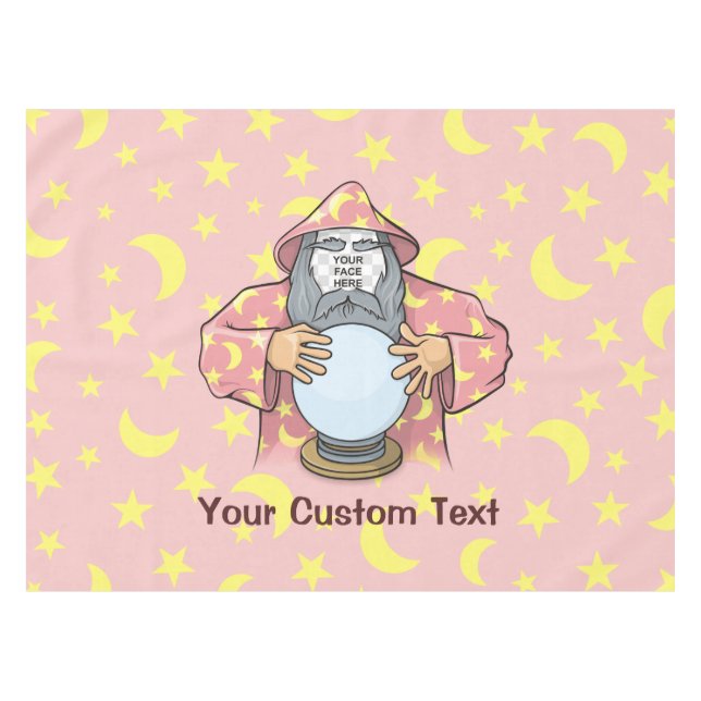 Nappe Wizard with your face (Devant (Horizontal))