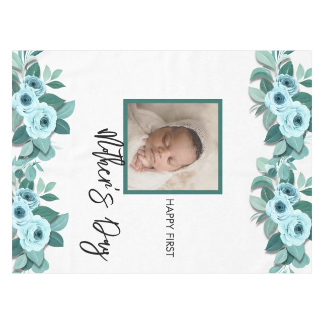 Nappe Your First Mother's Day Rose Greenery Photo (Devant (Horizontal))