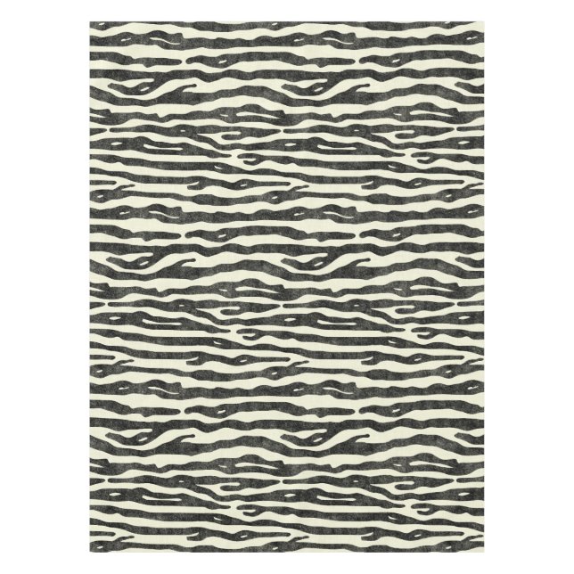 Nappe Zebra Animal strié Motif élégant (Devant)