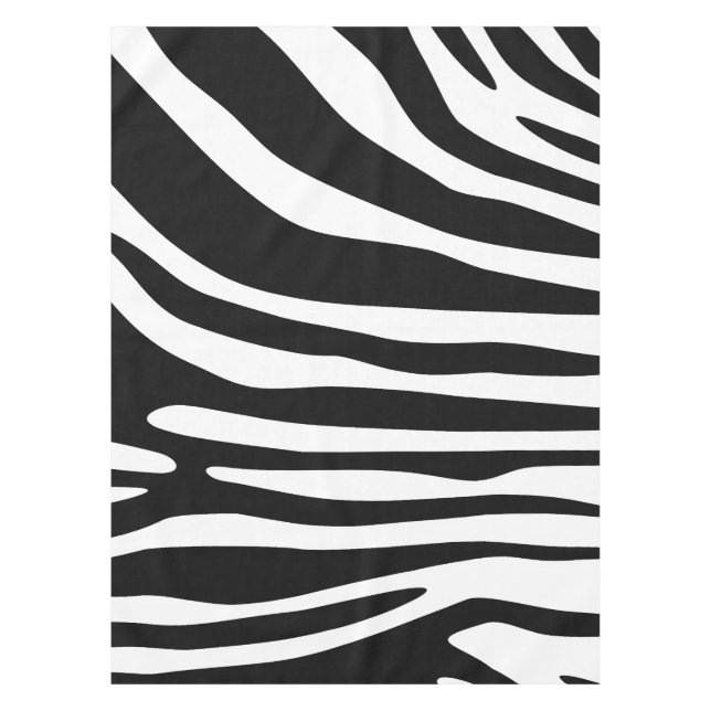 Nappe Zebra noir et blanc (Devant)