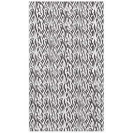 Nappe Zebra Print Black and White Party Tablecloth