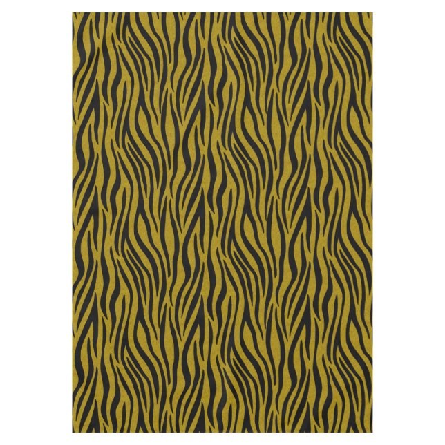 Nappe Zebra Stripes in Safari Black and Brown  (Devant)
