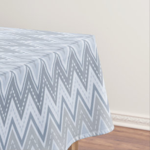 Nappe Zigzag bleu clair