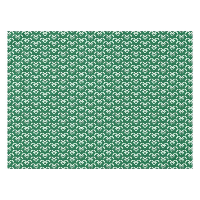 Nappe Zigzag floral vert (Devant (Horizontal))