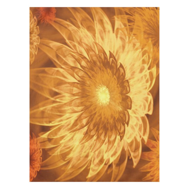 Nappes Imaginaire Fleurs Jaune (Devant)