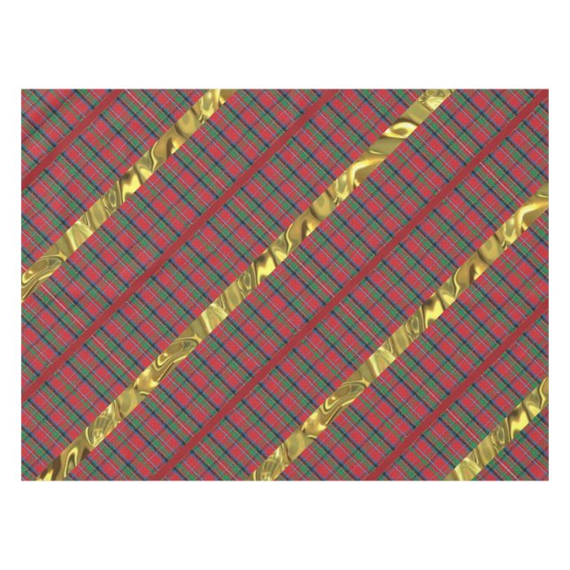 Nappes Noël Plaid Rouge, bleu vert Plaid (Devant (Horizontal))