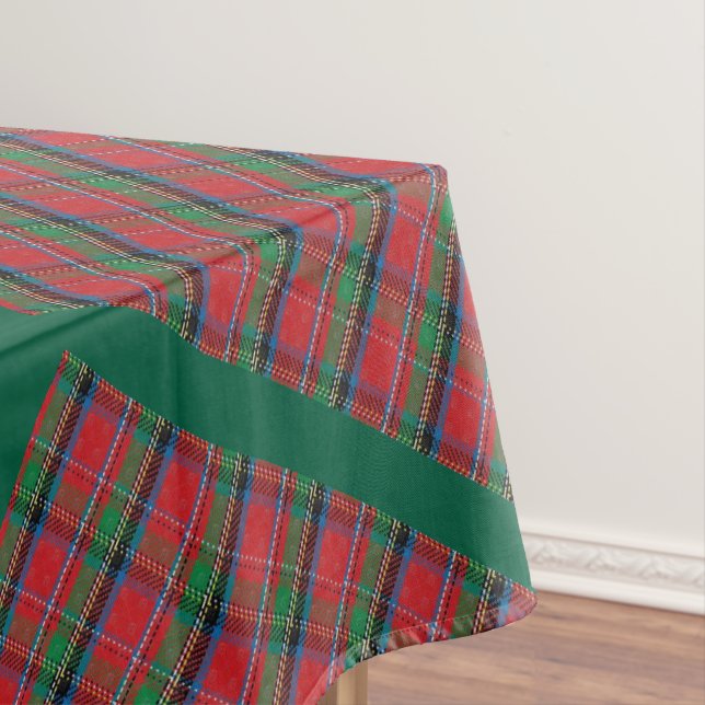 Nappes Noël Plaid Rouge, bleu vert Plaid (In Situ)