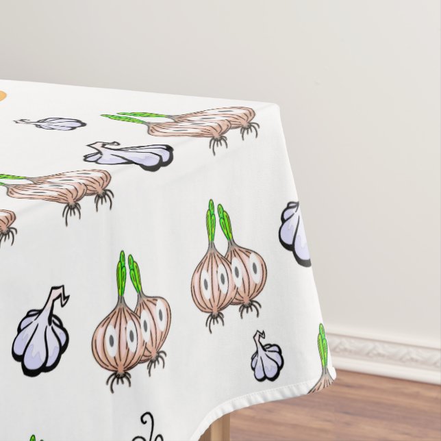 Nappes Oignons blancs, Cuisine Soupe d'ail (In Situ)