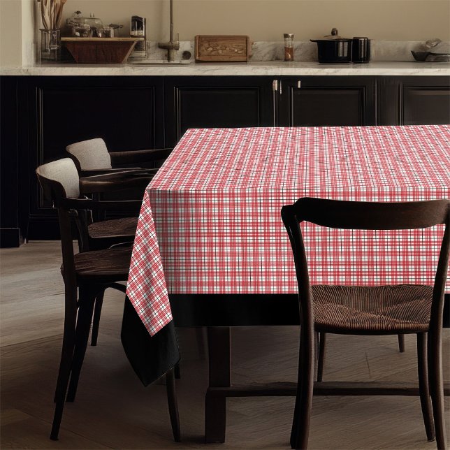 Nappes rouges et noires style buffle classique (Red and Black Tablecloth Classic Buffalo Style)