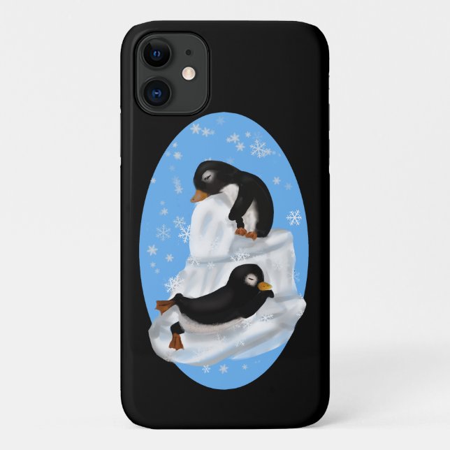 Napping Penguins iPhone / coque ipad (Dos)