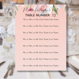 Narcisse blanc sur Mariage rose circulaire