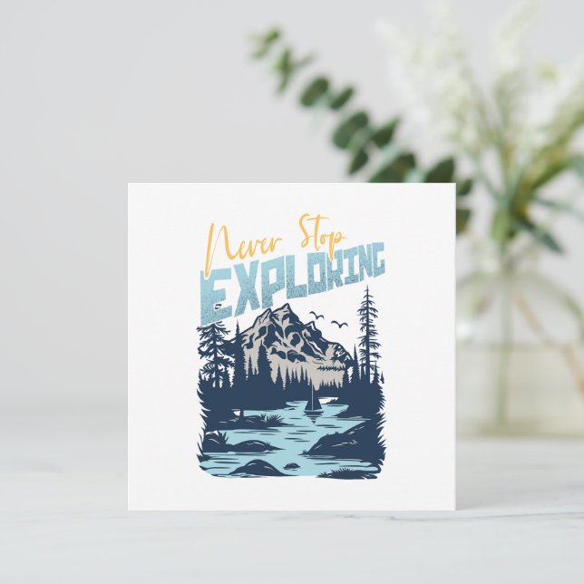 N'arrêtez jamais d'explorer - Nature Adventure (Debout devant)
