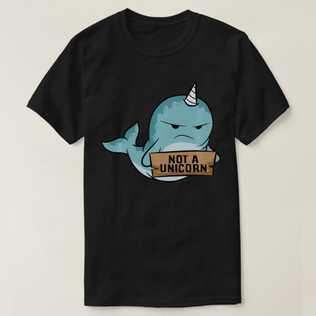 Narwhal Not A Unicorn Cute Narwhale Pullover  (Design devant)
