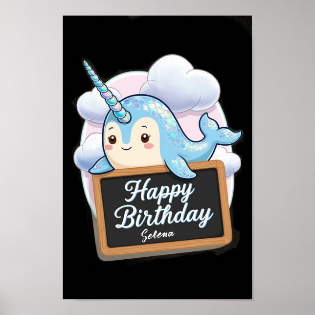 Narwhal tenant le tableau de bord (Devant)