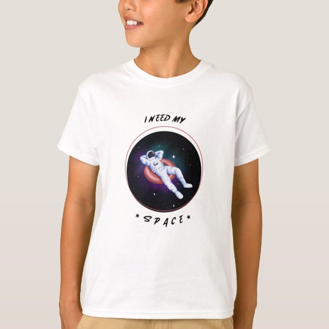 Nasa, j'ai besoin de mon T-shirt spatial (Devant)
