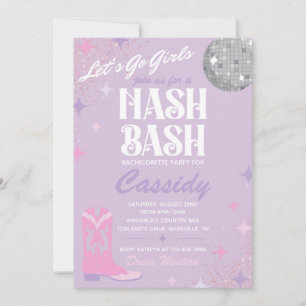 Nash Bash Bachelorette   Invitation Nash Bash