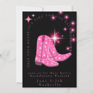 Nashville Bachelorette Weekend Invitation et détai